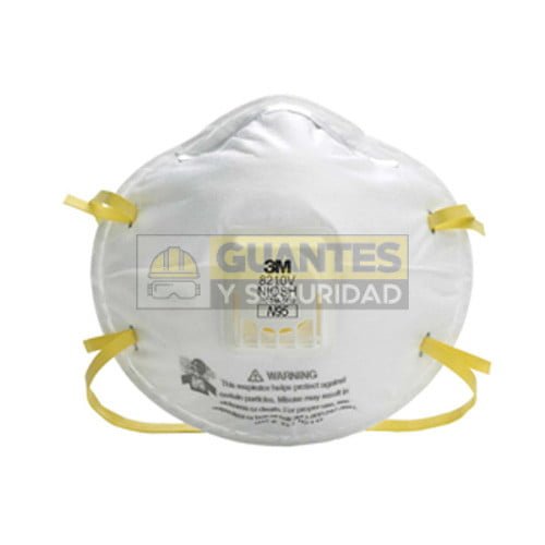 Tapabocas 3M 8210 con válvula