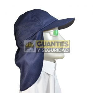 Gorra con protección solar