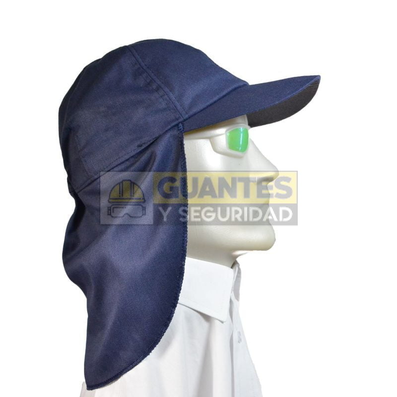 Gorra con protección solar