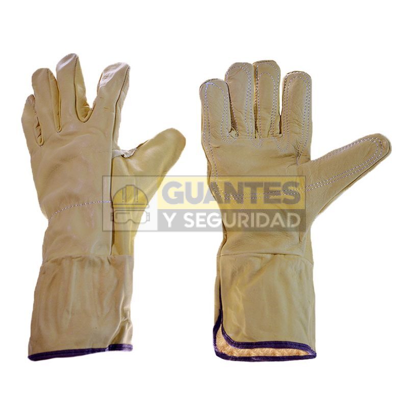 Guante Ingeniero de vaqueta largo puño 10