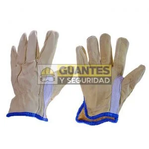 Guante ingeniero de vaqueta corto