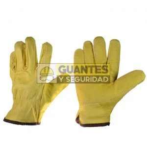 Guante ingeniero de Vaqueta corto