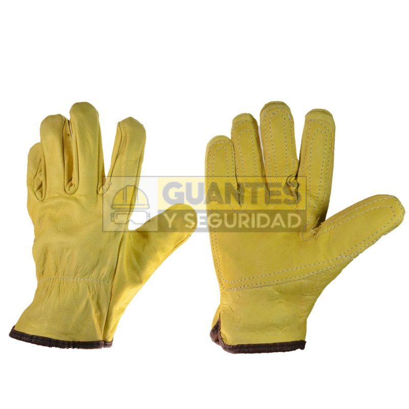 Guante ingeniero de Vaqueta corto