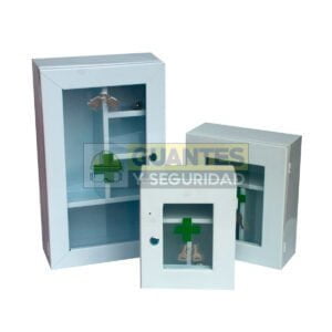 Botiquín metálico con llaves