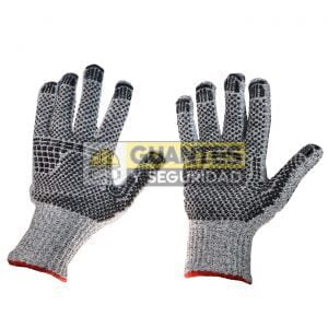 Guante Anticorte nivel 5 con Puntos PVC