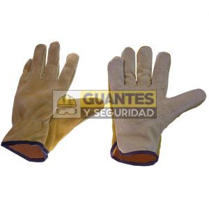 Guante ingeniero bicolor corto