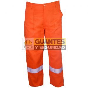 Pantalón Industrial en dril con Cinta Reflectiva