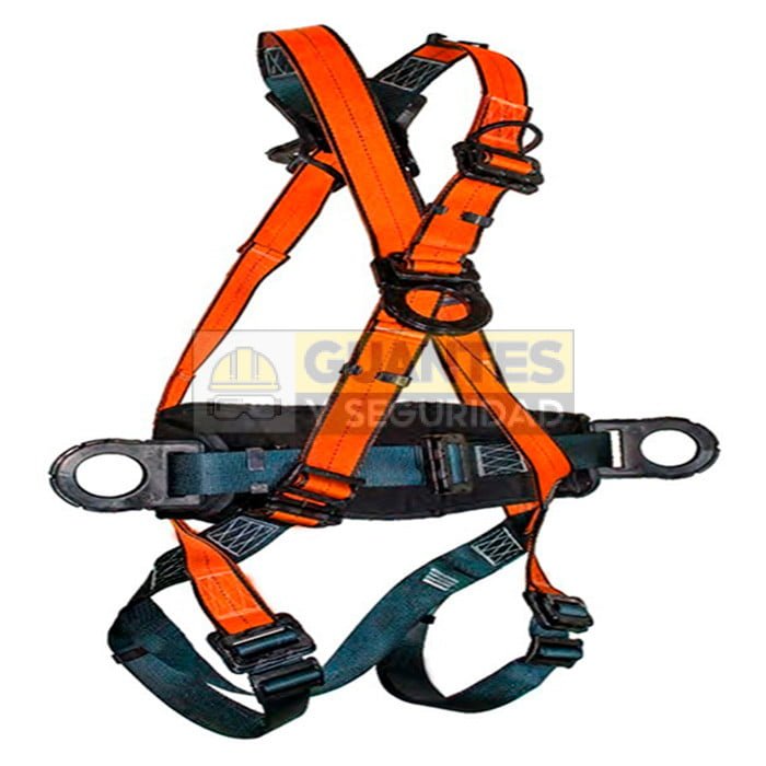 Arnés 4 argollas en X dieléctrico