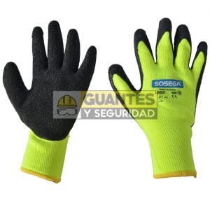 Guante acrílico recubierto de látex