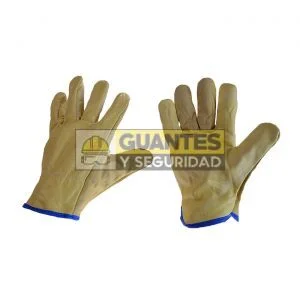 Guante ingeniero de vaqueta corto