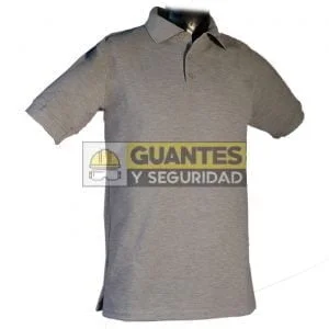 Camiseta Tipo Polo Lacoste para Hombre Color Gris
