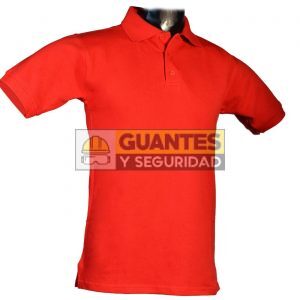 Camiseta Tipo Polo Lacoste para Hombre Color Rojo