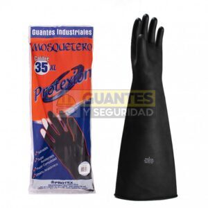 Guante en PVC Mosquetero Industrial calibre 35 marca protexion