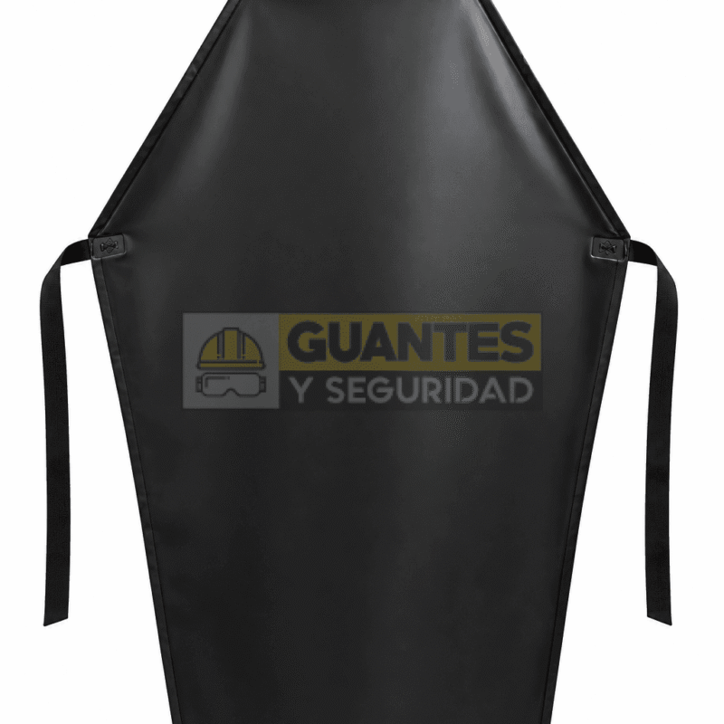 Delantal PVC Calibre 18 Negro 82 × 115 cm